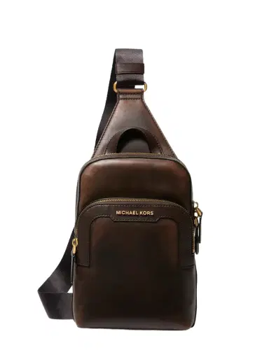 Michael Kors Collection Hudson Burnished Leather Sling Bag | Thumbnail 1
