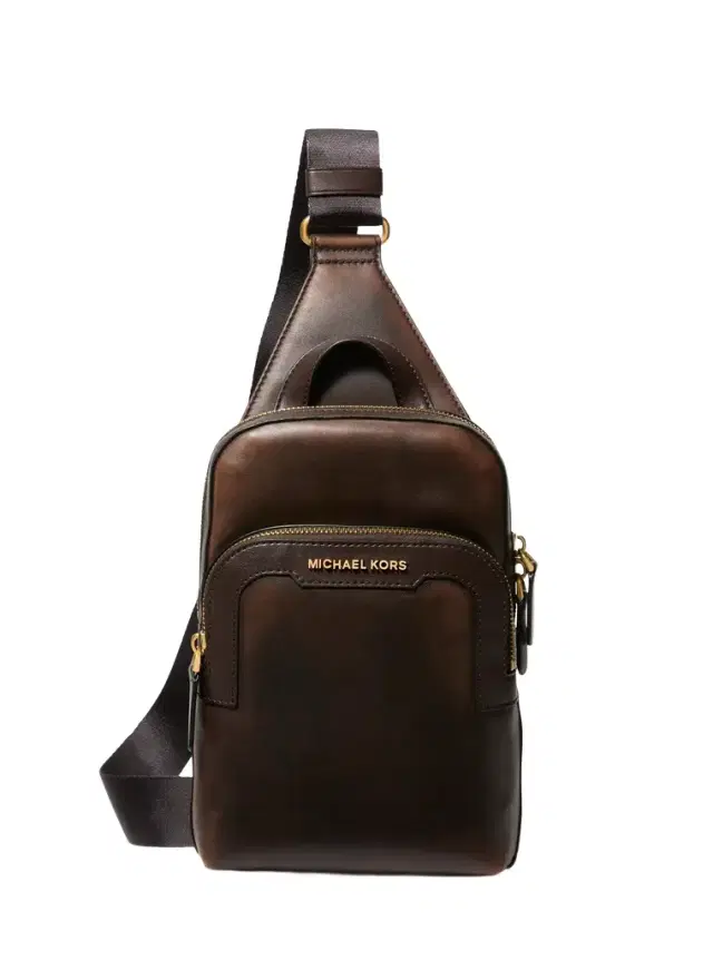 Michael Kors Collection Hudson Burnished Leather Sling Bag