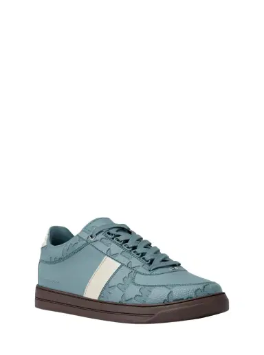 Michael Kors Collection Brady Logo Embossed Leather Sneaker | Thumbnail 1 Michael Kors Collection Brady Logo Embossed Leather Sneaker | Thumbnail 1