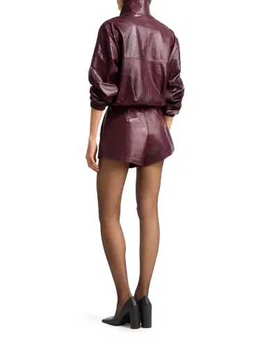 Dodiee Kate Leather Bomber Jacket | Thumbnail 3