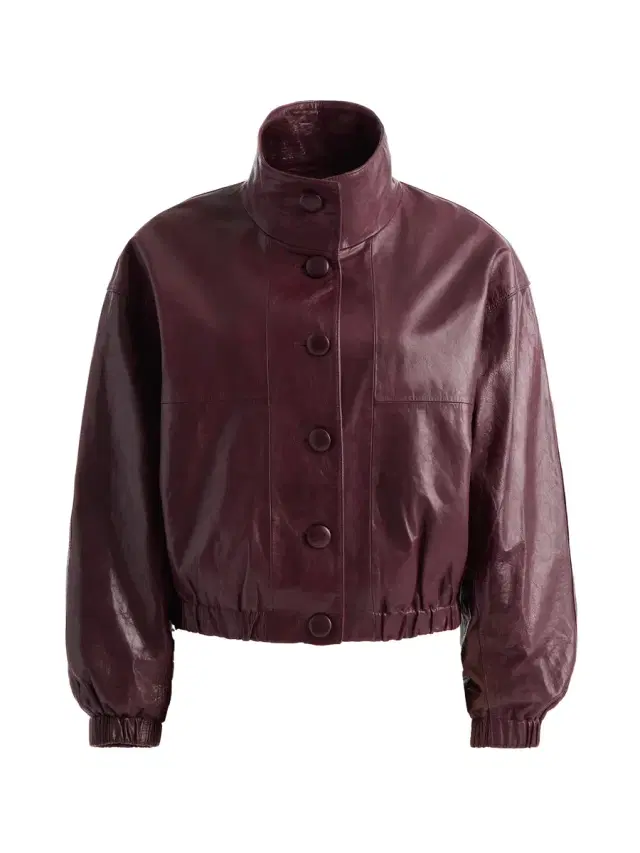 Dodiee Kate Leather Bomber Jacket