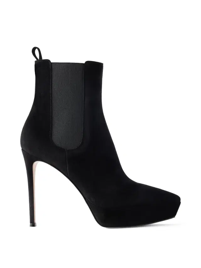 Gianvito Rossi Suede 120 Platform Booties