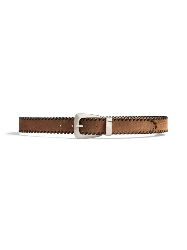 Suede Whipstiched Benny Belt Suede Whipstiched Benny Belt