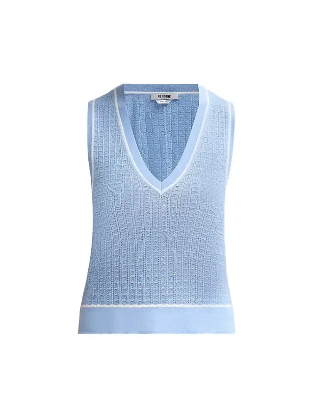 RE/DONE Women's Avery Sweater Vest - Seaside White