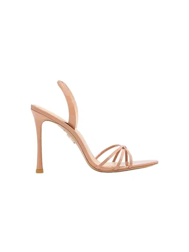 Retrofête Women's Anabel 105MM Leather Slingback Sandals - Tan