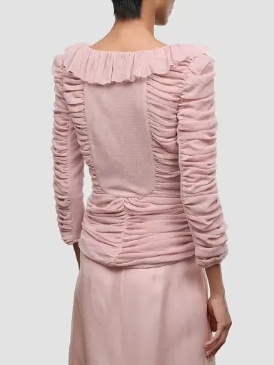 Staud Women's Gretta Ruffled Top | Thumbnail 3 Staud Women's Gretta Ruffled Top | Thumbnail 3