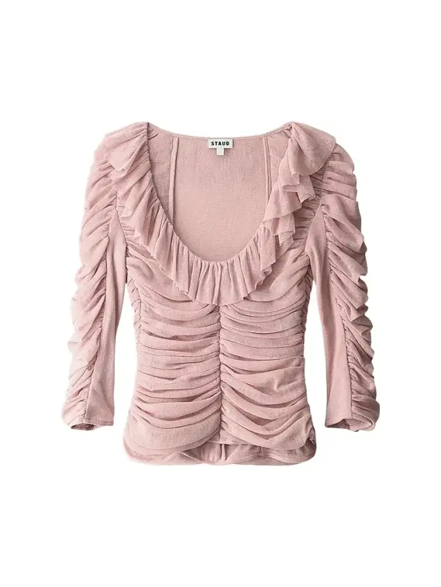 Staud Women's Gretta Ruffled Top
