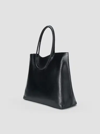 Staud Women's Maude Leather Tote Bag - Black | Thumbnail 2