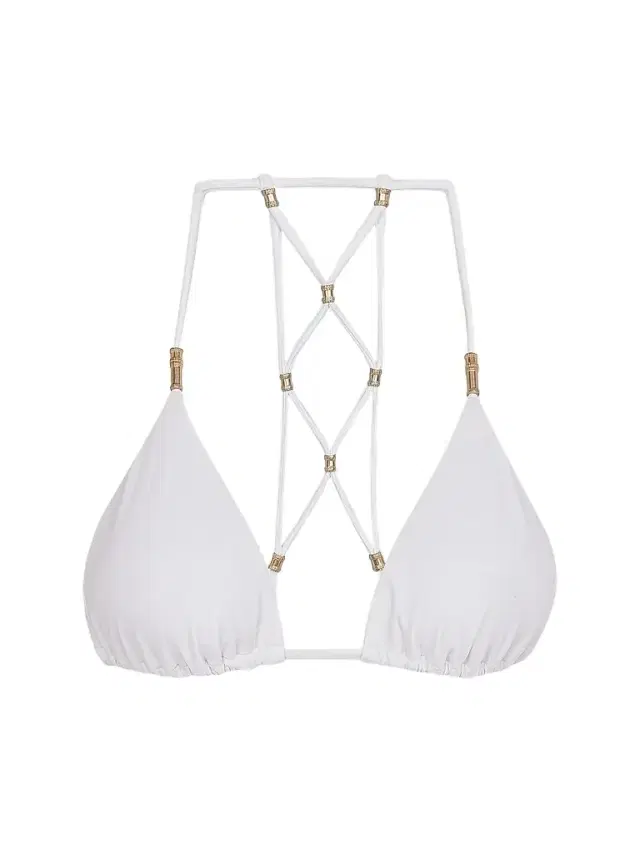 ViX by Paula Hermanny Women's Lucy Triangle Bikini Top - White