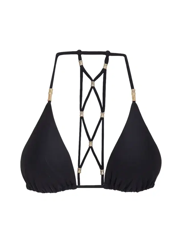 ViX by Paula Hermanny Women's Lucy Triangle Bikini Top - Black