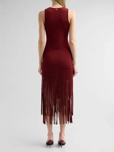 Toccin Women's Margaux Racer Fringe Mini Dress | Thumbnail 3 Toccin Women's Margaux Racer Fringe Mini Dress | Thumbnail 3