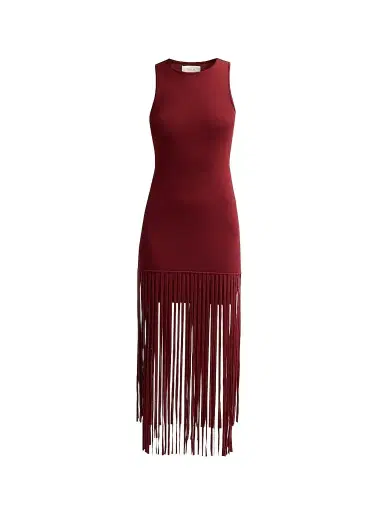 Toccin Women's Margaux Racer Fringe Mini Dress | Thumbnail 1 Toccin Women's Margaux Racer Fringe Mini Dress | Thumbnail 1