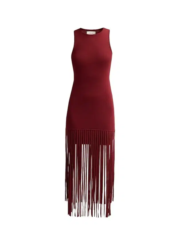 Toccin Women's Margaux Racer Fringe Mini Dress