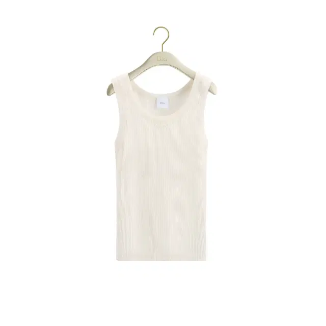 Dior Dior Médaillon Embroidered Fitted Tank Top