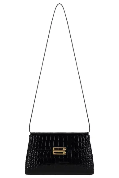 Victoria Beckham Dorian Trapeze Bag - Black | Thumbnail 3 Victoria Beckham Dorian Trapeze Bag - Black | Thumbnail 3
