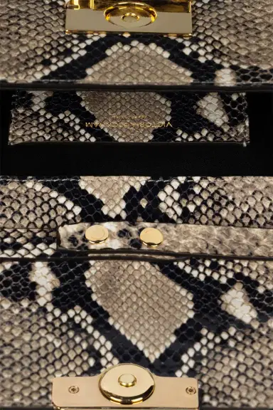 Victoria Beckham Dorian Trapeze Bag - Natural Brown | Thumbnail 3 Victoria Beckham Dorian Trapeze Bag - Natural Brown | Thumbnail 3