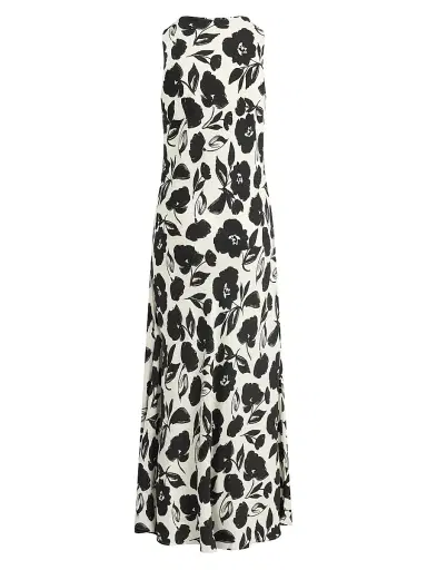 Favorite Daughter Women's The All Yours Brushed Floral Maxi Dress - Brushed Neutral - Size XL | Thumbnail 2