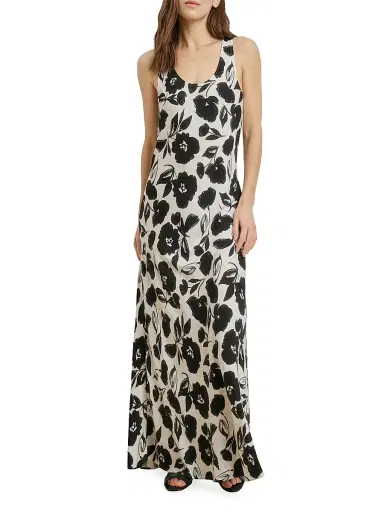 Favorite Daughter Women's The All Yours Brushed Floral Maxi Dress - Brushed Neutral - Size XL | Thumbnail 3