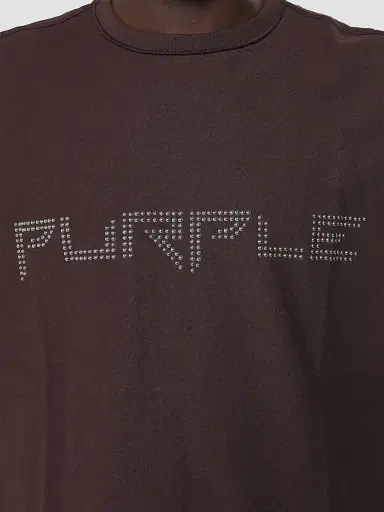 Purple Brand Men's Logo Cotton Jersey Tank - Brown | Thumbnail 3