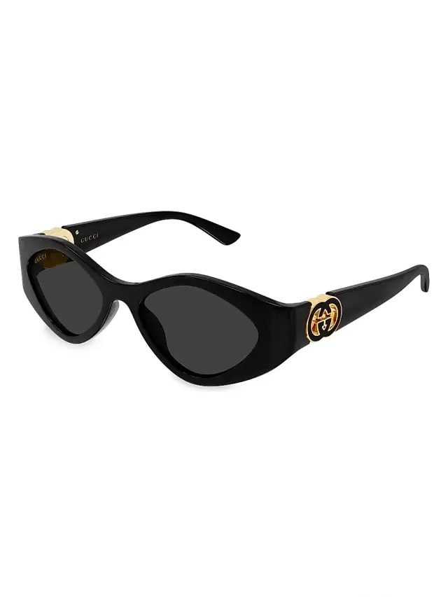 Women's Hailey 52MM Geometric Sunglasses - Black