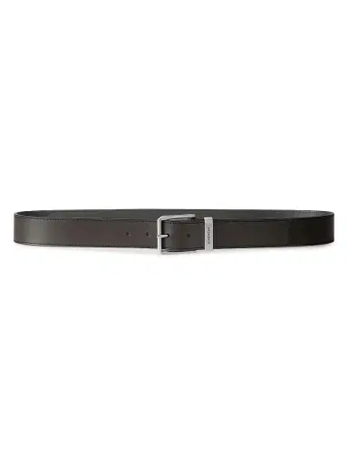 Givenchy Men's Gentleman Belt in Leather - Ebony Brown | Thumbnail 1