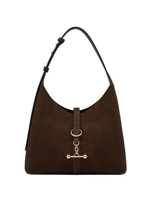 Strathberry Women's Kite Suede Hobo Bag - Chocolate