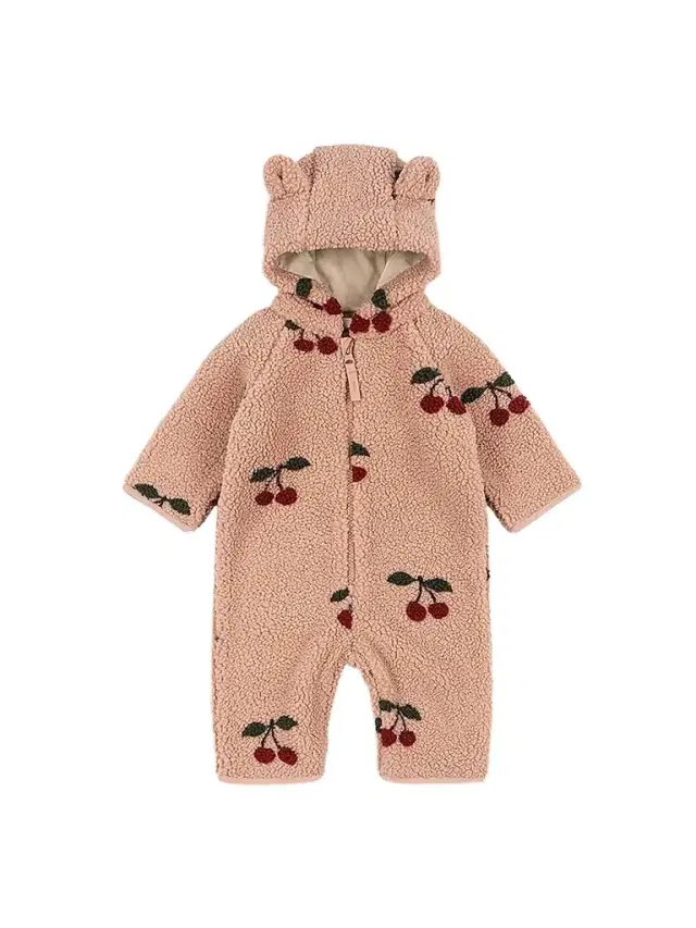 Konges Slojd Baby Girl's Jody Teddy Coverall - Cerise Blush 18 Months