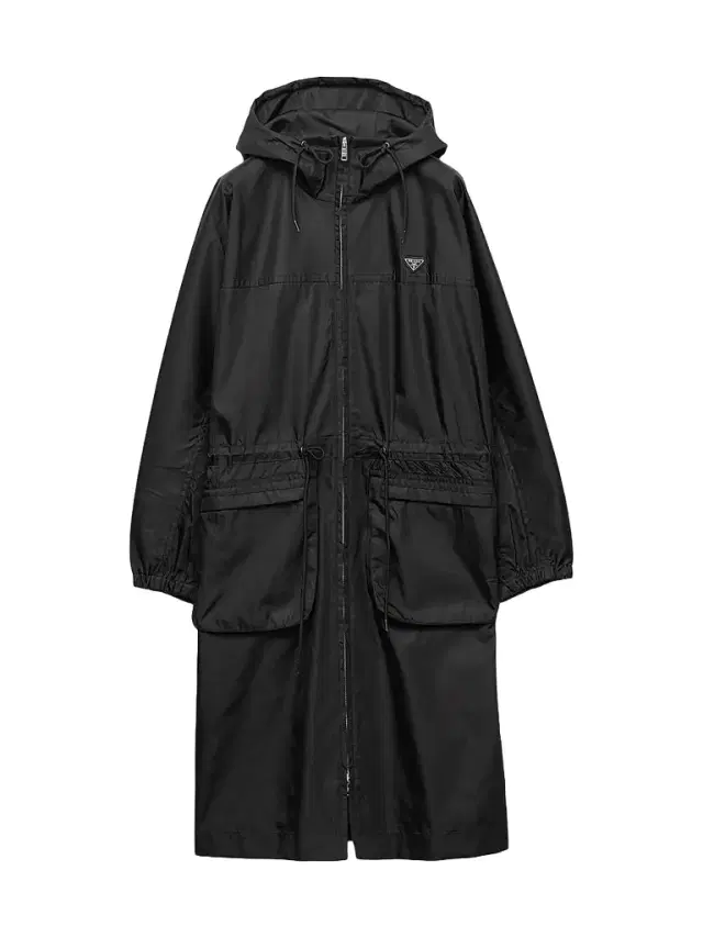 Prada Women's Nylon Rain Jacket - Black
