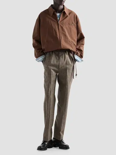 Prada Men's Technical Fabric Blouson Jacket - Brown | Thumbnail 2