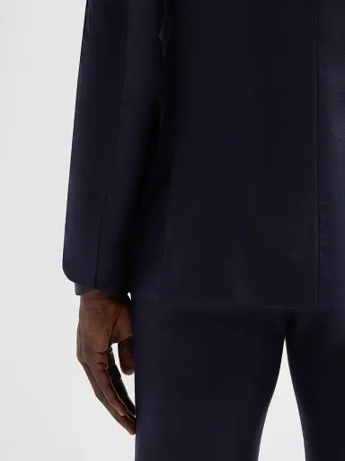 Giorgio Armani Men's Textured Wool Single-Breasted Suit - Night Sky | Thumbnail 9 Giorgio Armani Men's Textured Wool Single-Breasted Suit - Night Sky | Thumbnail 9