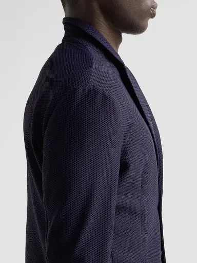 Giorgio Armani Men's Rice Stitch Two-Button Jacket - Mosto | Thumbnail 7