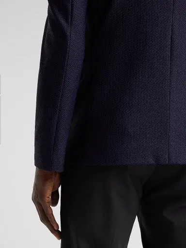 Giorgio Armani Men's Rice Stitch Two-Button Jacket - Mosto | Thumbnail 8