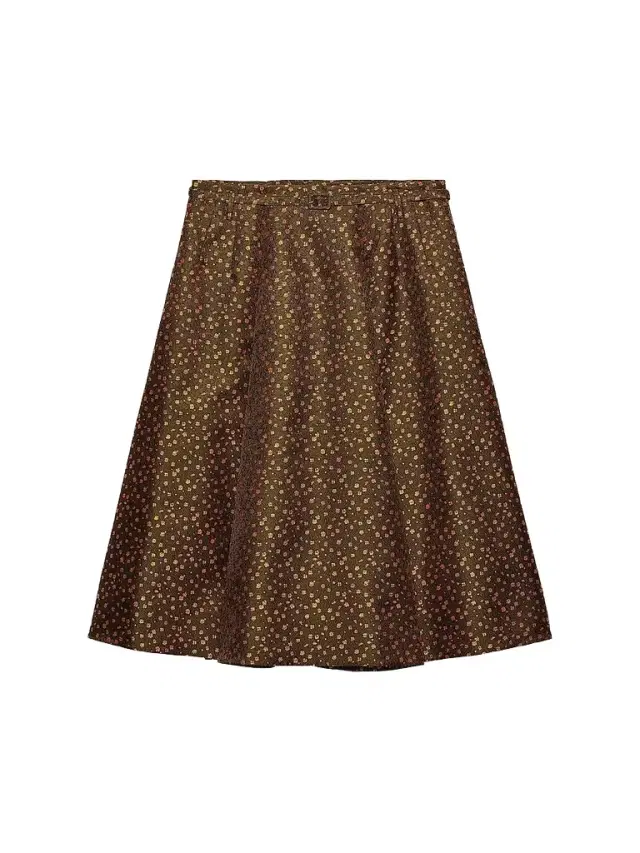 Women's Jacquard Duchesse Skirt - Green - Size 0