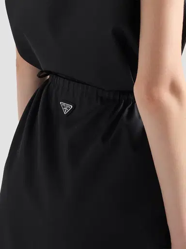 Prada Women's Nylon Pencil Skirt - Black - Size 4 | Thumbnail 5