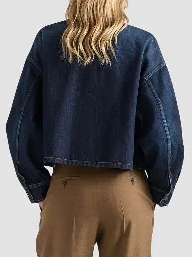 Prada Women's Denim Shirt - Blue - Size 2 | Thumbnail 3 Prada Women's Denim Shirt - Blue - Size 2 | Thumbnail 3