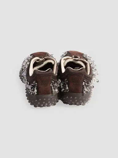 Miu Miu Women's Bubble Embroidered Technical Fabric and Suede Sneakers - Brown - Size 6 | Thumbnail 2 Miu Miu Women's Bubble Embroidered Technical Fabric and Suede Sneakers - Brown - Size 6 | Thumbnail 2