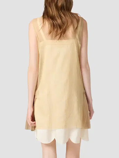 Miu Miu Women's Embellished Tulle Dress | Thumbnail 4