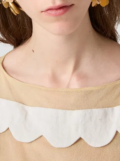 Miu Miu Women's Embellished Tulle Dress | Thumbnail 6