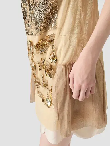 Miu Miu Women's Embellished Tulle Dress | Thumbnail 7