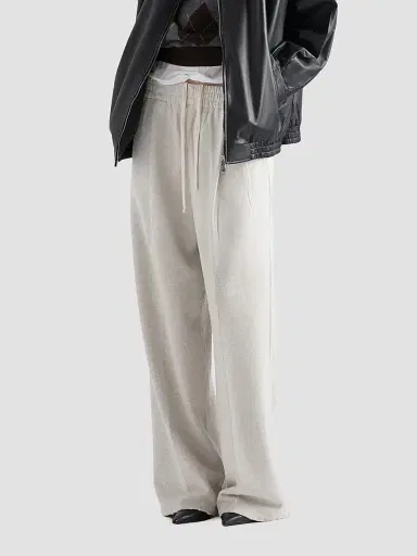 Prada Women's Cotton Fleece Pants - Grey | Thumbnail 2