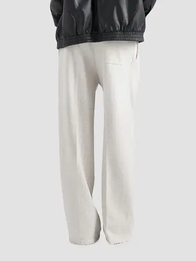 Prada Women's Cotton Fleece Pants - Grey | Thumbnail 3