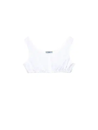 Prada Women's Poplin Top - White - Size 8 | Thumbnail 1 Prada Women's Poplin Top - White - Size 8 | Thumbnail 1