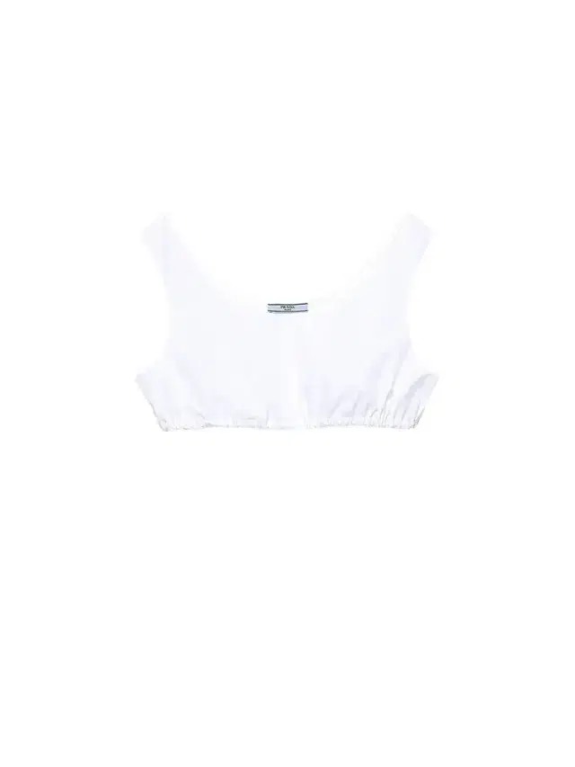 Prada Women's Poplin Top - White