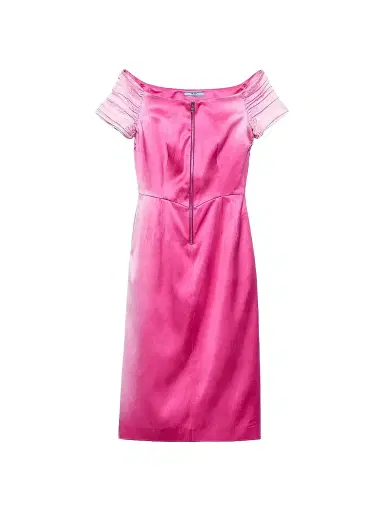 Prada Women's Washed Duchesse Dress | Thumbnail 1 Prada Women's Washed Duchesse Dress | Thumbnail 1
