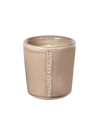 Brunello Cucinelli Scented Candle in Craquele Ceramic Vessel | Thumbnail 1 Brunello Cucinelli Scented Candle in Craquele Ceramic Vessel | Thumbnail 1