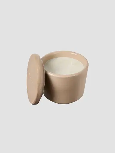 Brunello Cucinelli Maxi Scented Candle in Craquelé Ceramic Vessel with Lid | Thumbnail 2 Brunello Cucinelli Maxi Scented Candle in Craquelé Ceramic Vessel with Lid | Thumbnail 2