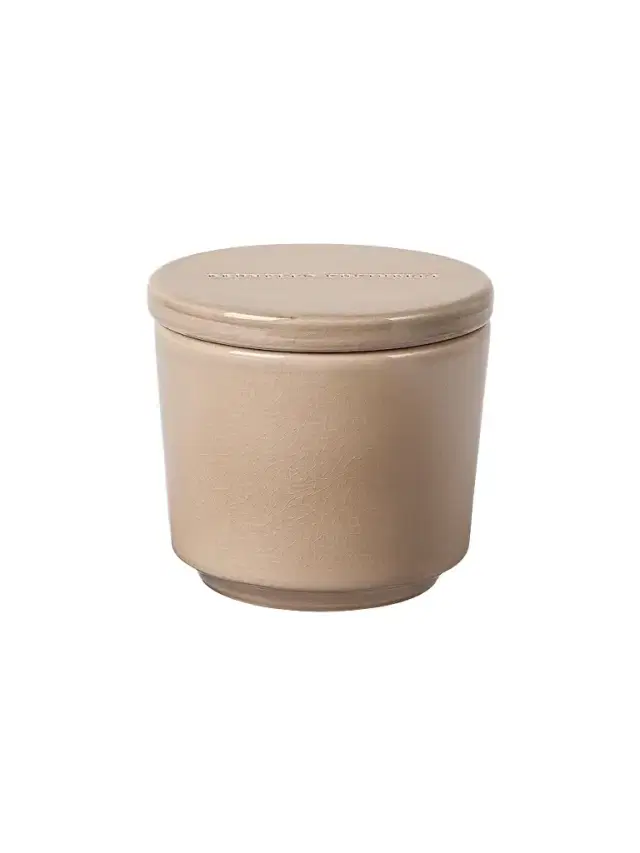 Brunello Cucinelli Maxi Scented Candle in Craquelé Ceramic Vessel with Lid