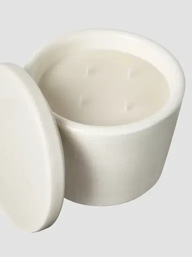Brunello Cucinelli Maxi Scented Candle in Craquelé Ceramic Vessel with Lid | Thumbnail 2 Brunello Cucinelli Maxi Scented Candle in Craquelé Ceramic Vessel with Lid | Thumbnail 2