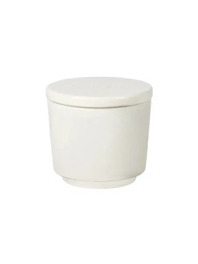 Brunello Cucinelli Maxi Scented Candle in Craquelé Ceramic Vessel with Lid