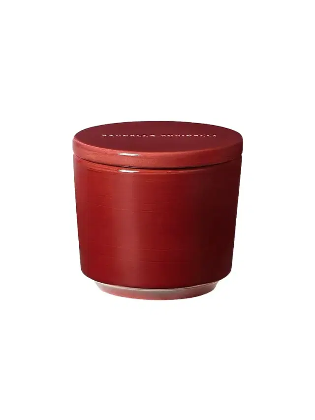 Brunello Cucinelli Maxi Scented Candle in Craquelé Ceramic Vessel with Lid